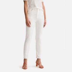AGOLDE Nico High-Rise Skinny White Jeans Size 24